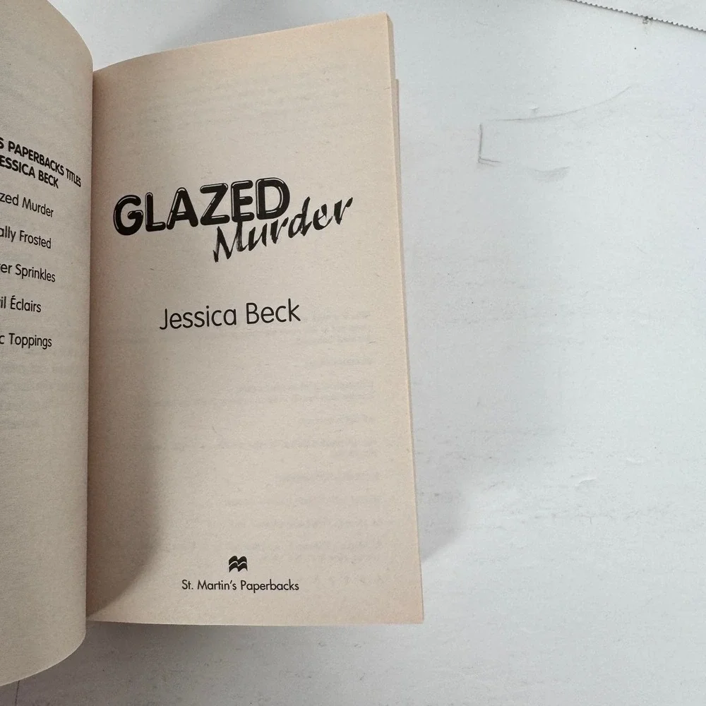 Jessica Beck Donut Shop Mystery Series Lot 4 Books Glazed Murder Fatally Frosted